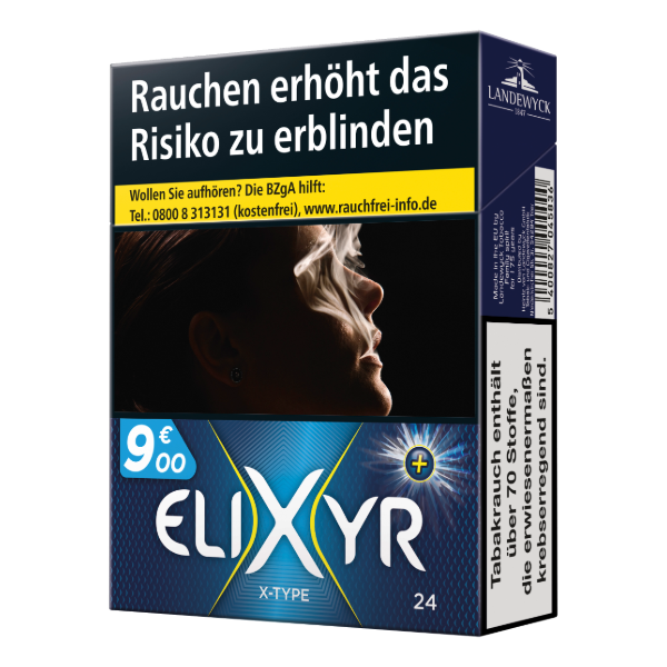 Elixyr+ X-Type (blau) 8 x 24 Zigaretten